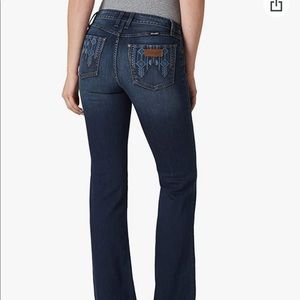 Wrangler Womens Retro Mae Wide Leg Jeans